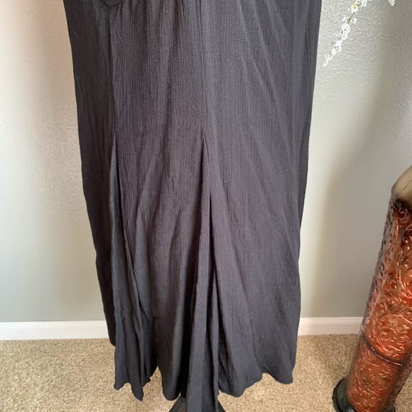 Lily Rose Black Spaghetti Strap Dress Size Medium - Picture 9 of 17